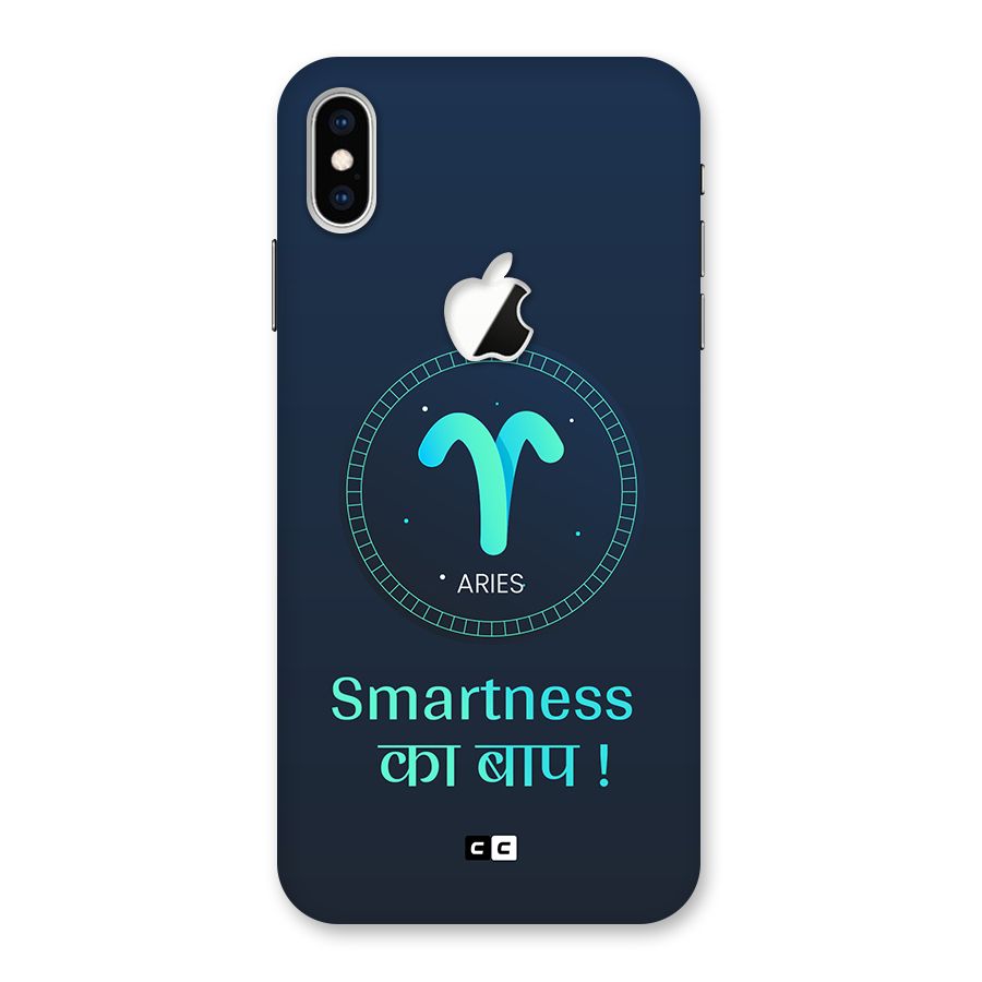 Smart Aries Back Case for iPhone XS Max Apple Cut
