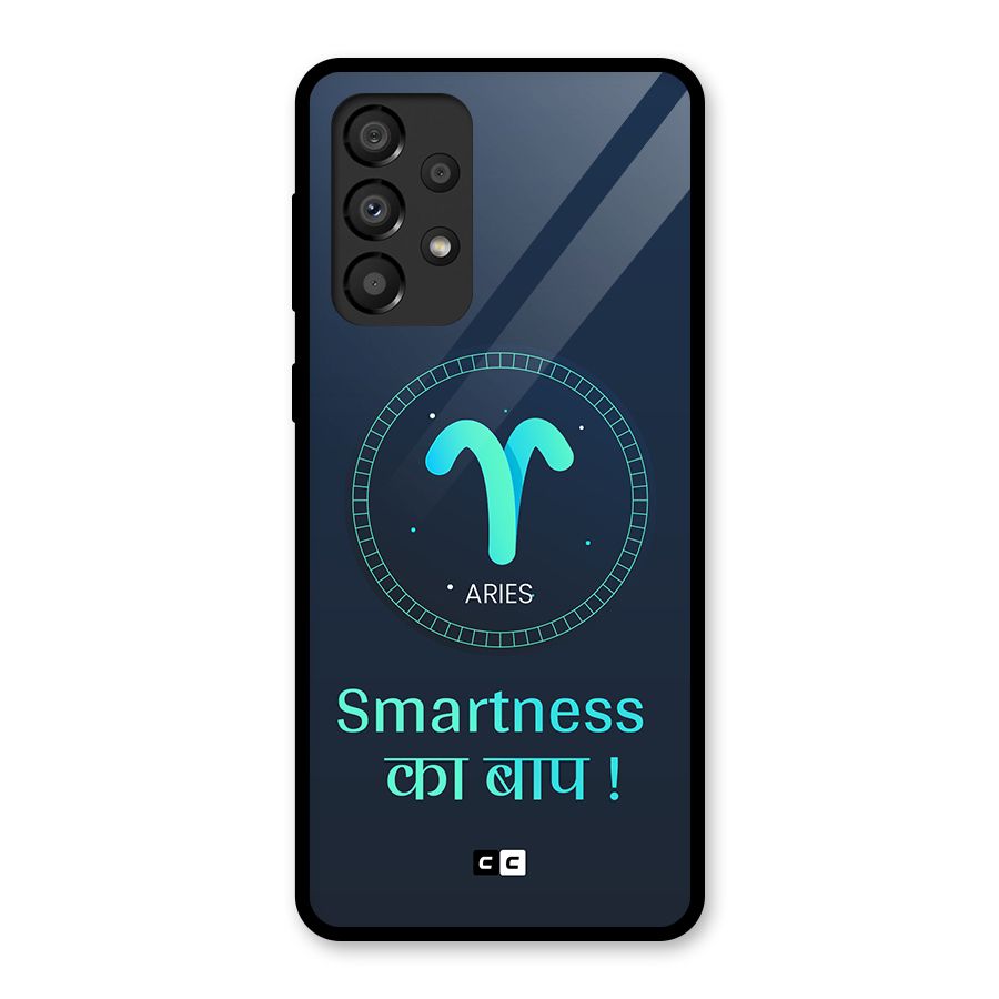 Smart Aries Glass Back Case for Galaxy A33 5G
