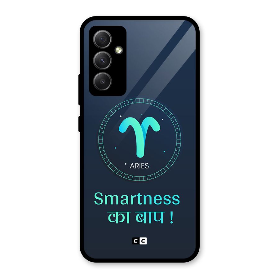 Smart Aries Glass Back Case for Galaxy A34