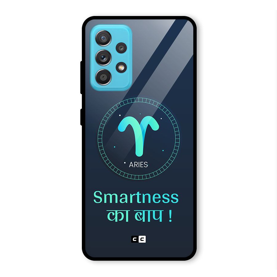 Smart Aries Glass Back Case for Galaxy A52