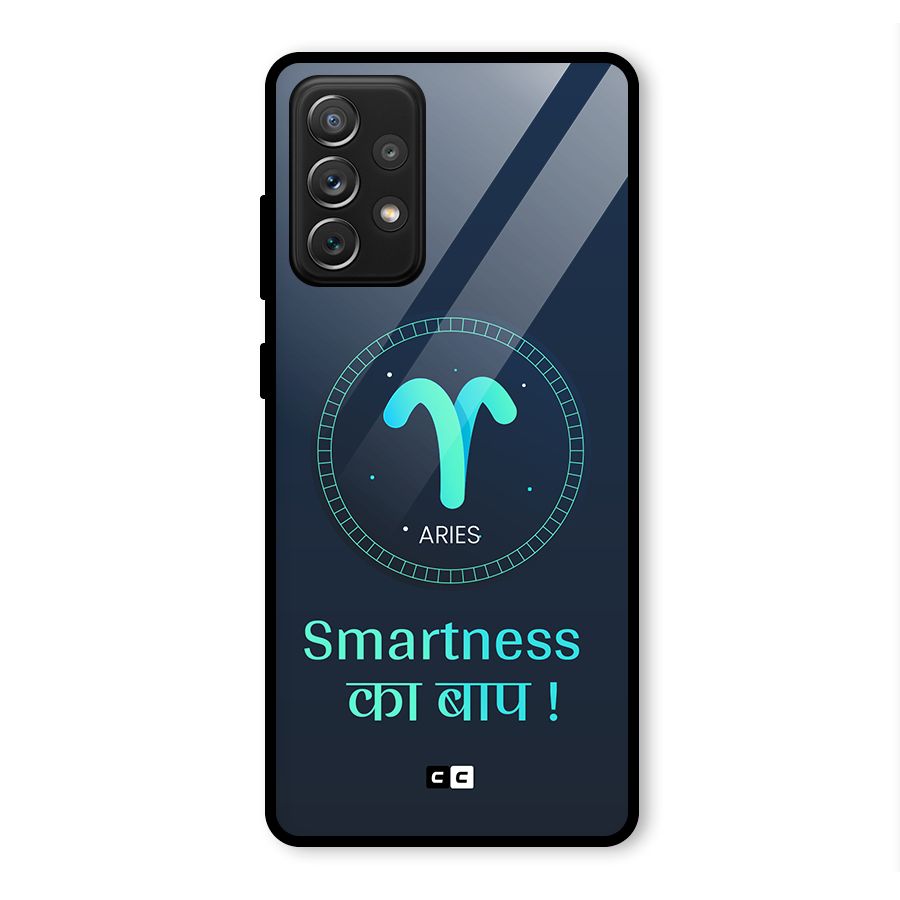 Smart Aries Glass Back Case for Galaxy A72