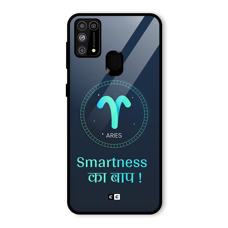 Smart Aries Glass Back Case for Galaxy F41