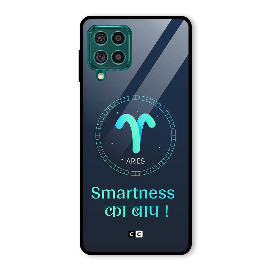 Smart Aries Glass Back Case for Galaxy F62