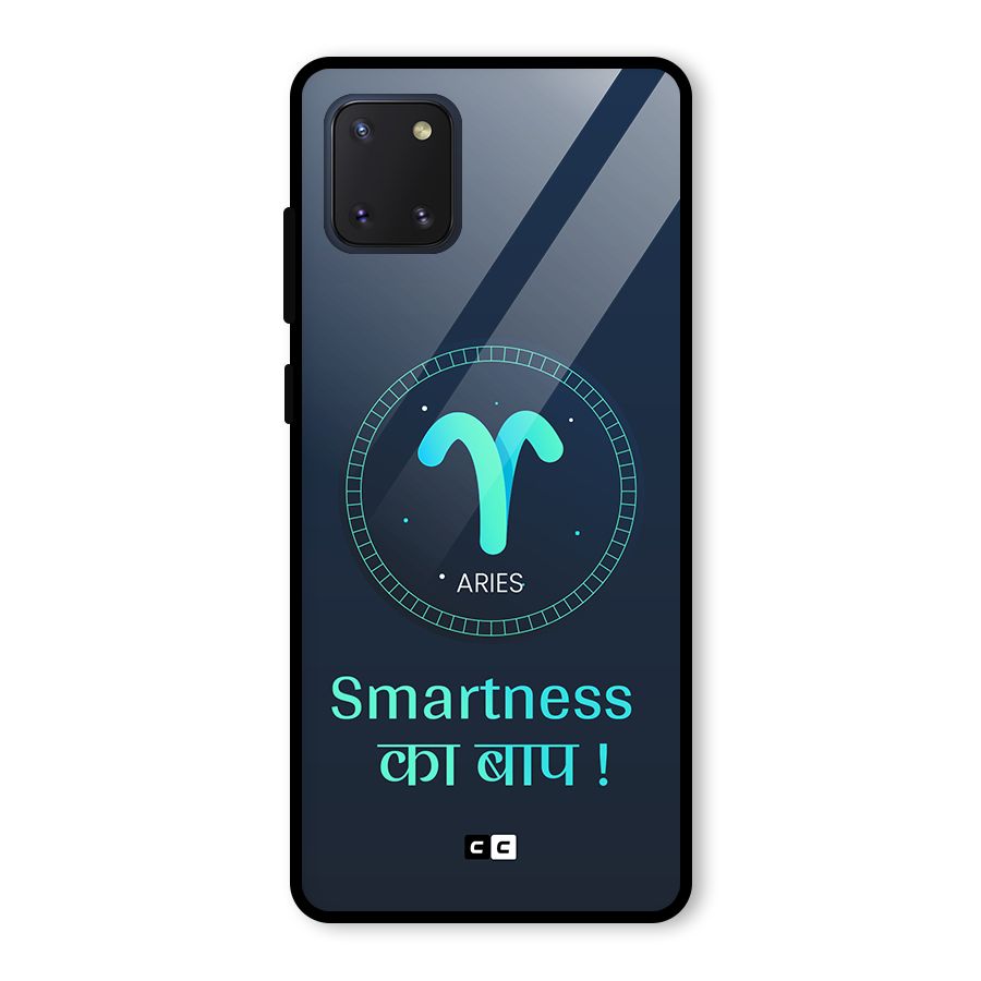 Smart Aries Glass Back Case for Galaxy Note 10 Lite