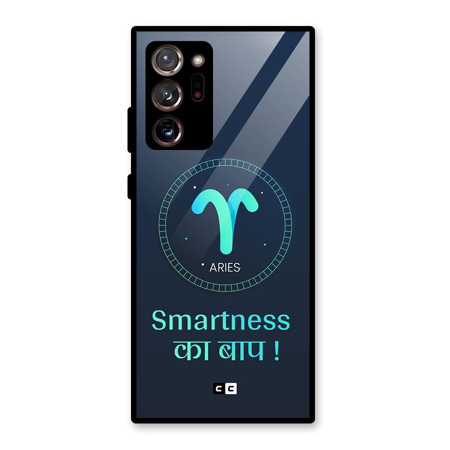 Smart Aries Glass Back Case for Galaxy Note 20 Ultra 5G