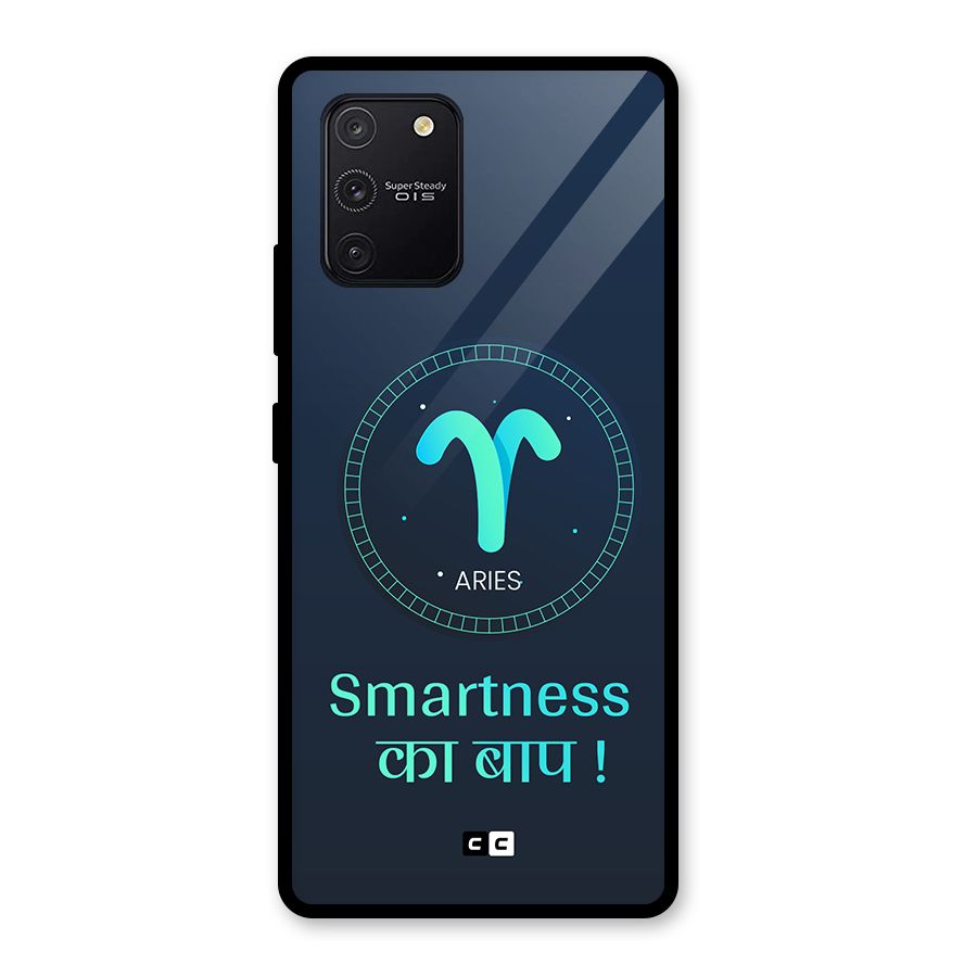 Smart Aries Glass Back Case for Galaxy S10 Lite