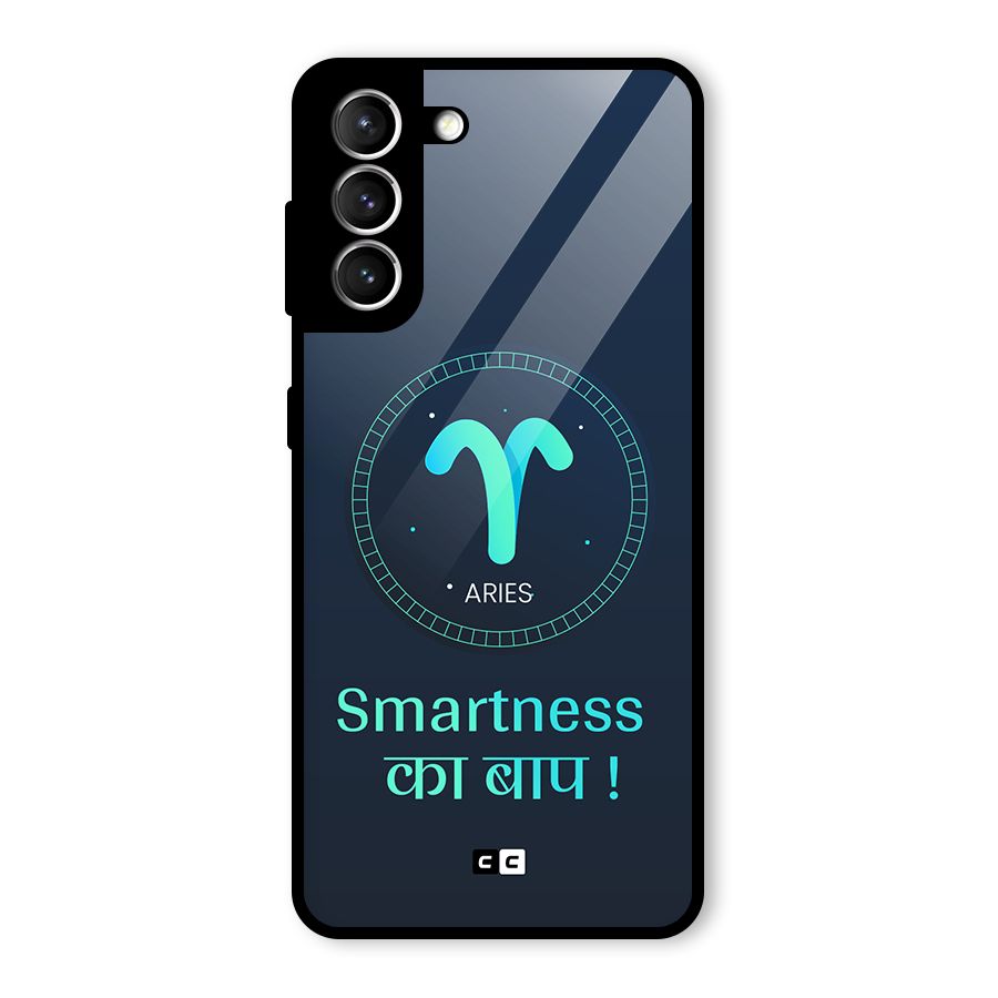Smart Aries Glass Back Case for Galaxy S21 5G