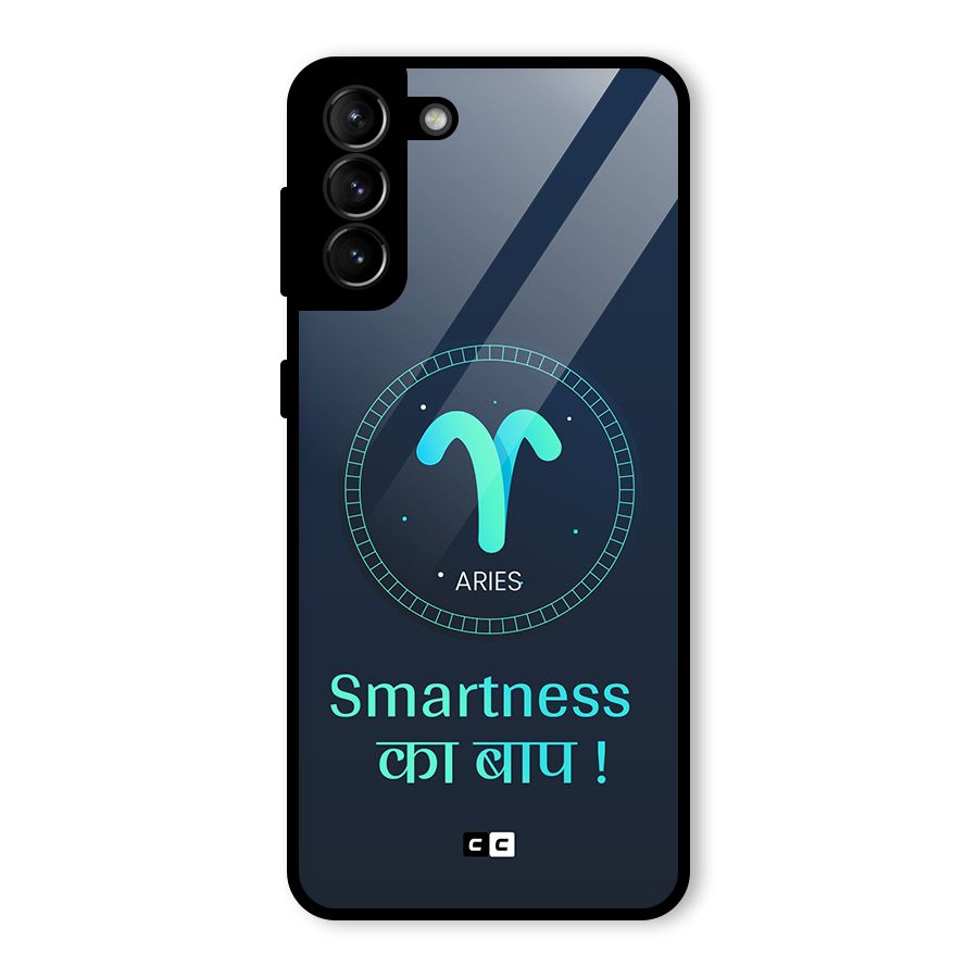 Smart Aries Glass Back Case for Galaxy S21 Plus