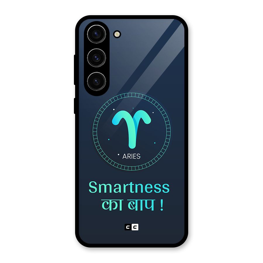 Smart Aries Glass Back Case for Galaxy S23 Plus