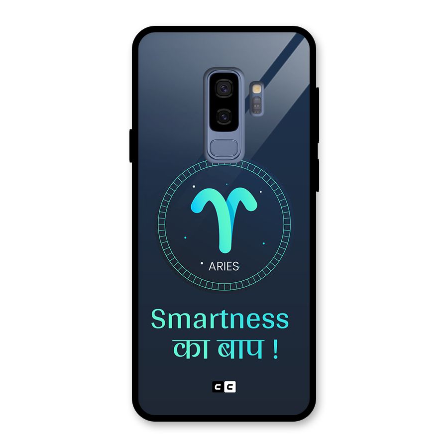 Smart Aries Glass Back Case for Galaxy S9 Plus