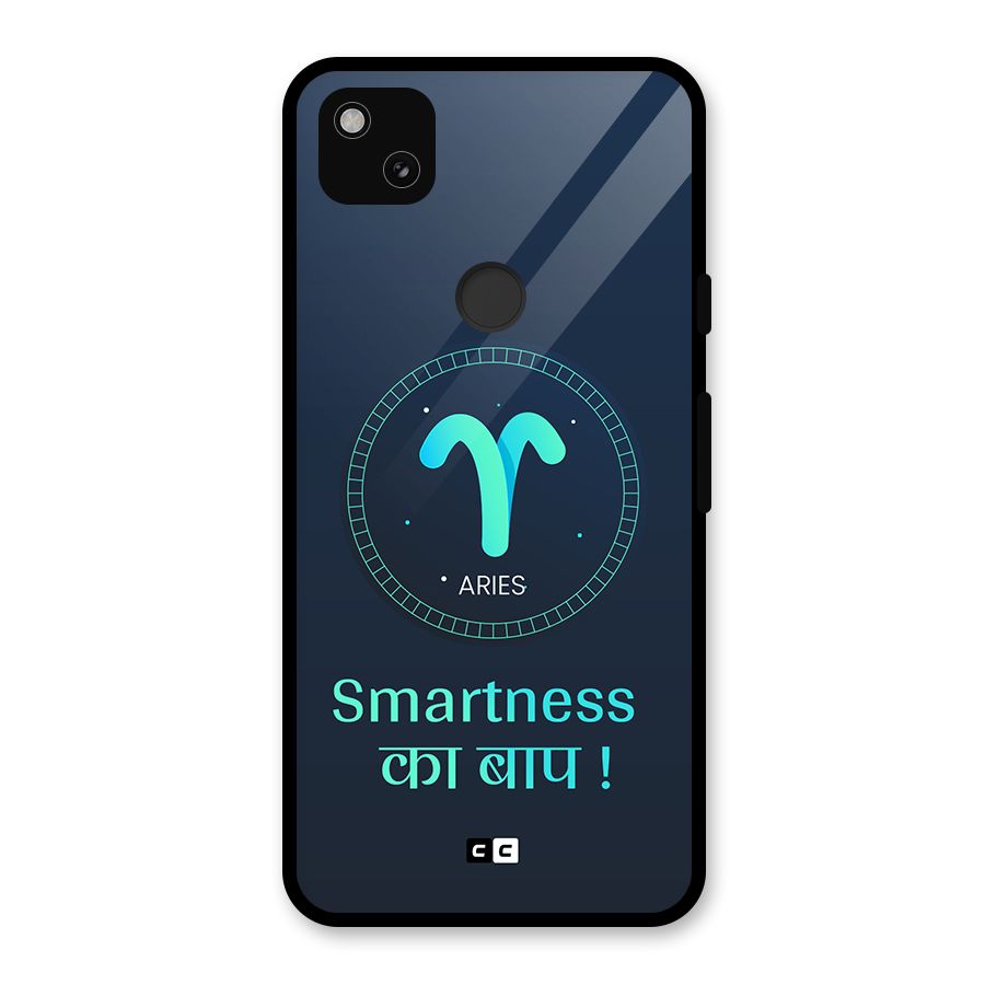 Smart Aries Glass Back Case for Google Pixel 4a