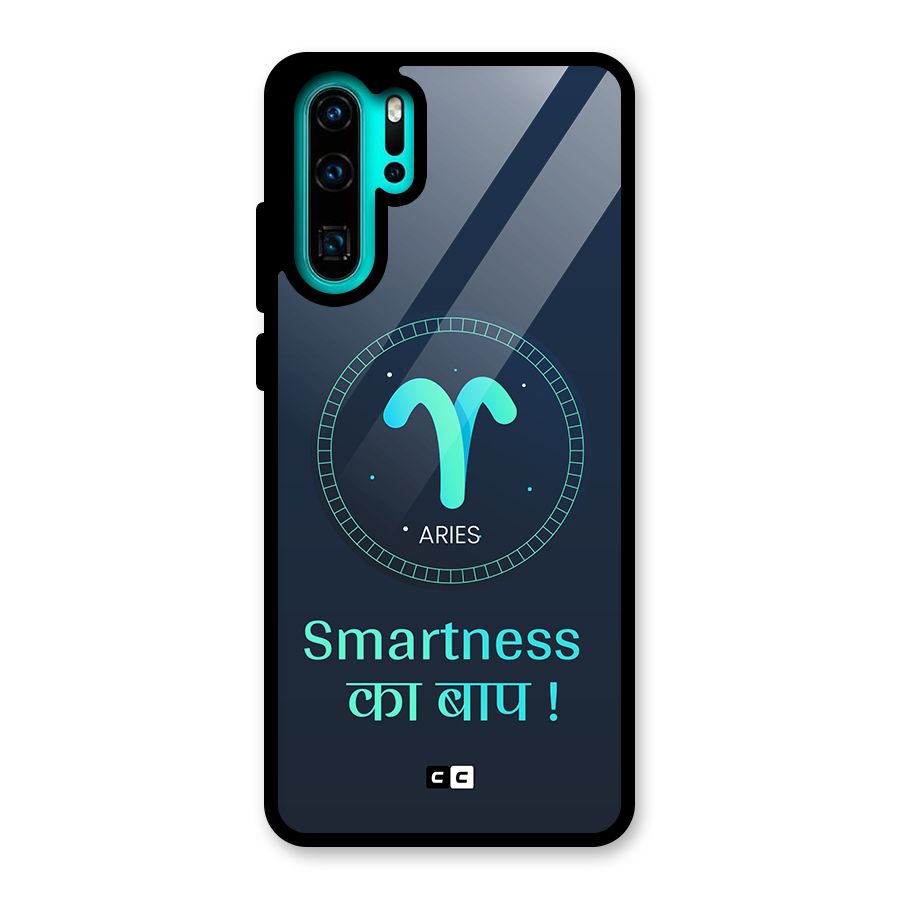 Smart Aries Glass Back Case for Huawei P30 Pro