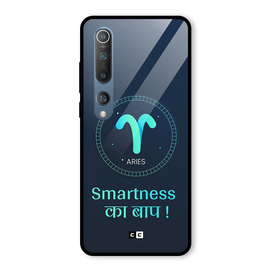 Smart Aries Glass Back Case for Mi 10