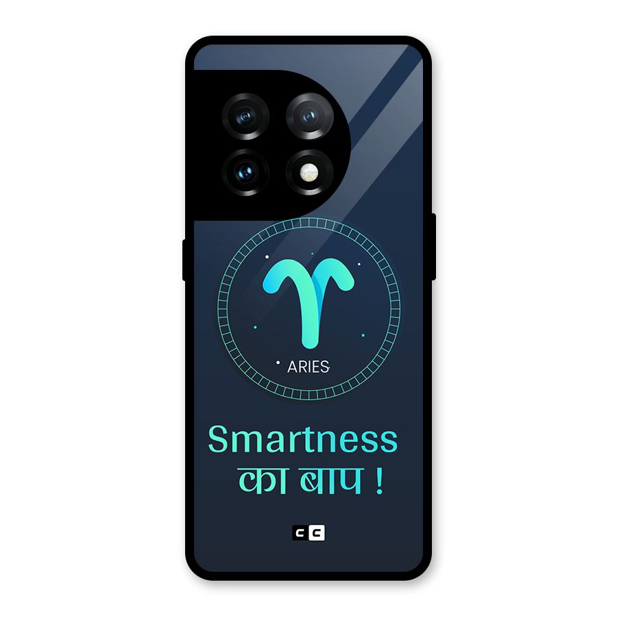 Smart Aries Glass Back Case for OnePlus 11
