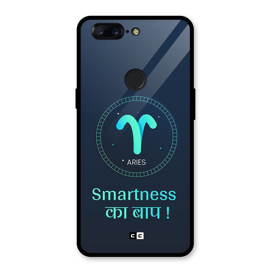 Smart Aries Glass Back Case for OnePlus 5T
