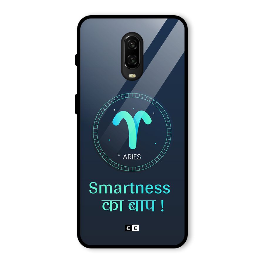 Smart Aries Glass Back Case for OnePlus 6T