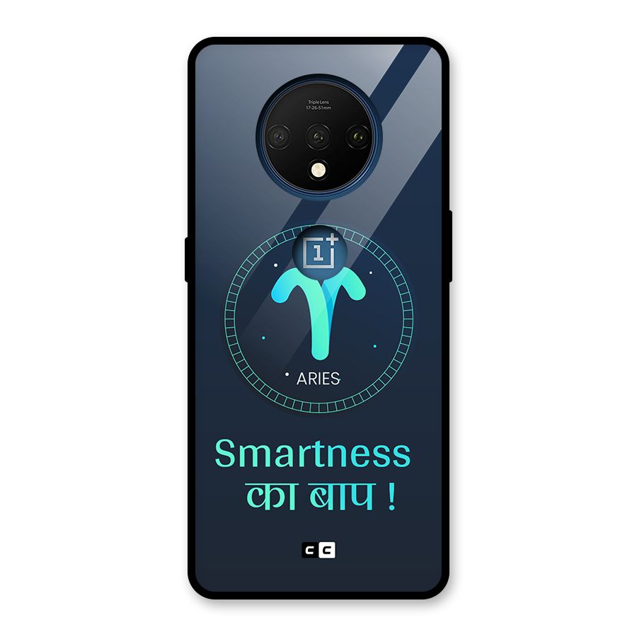 Smart Aries Glass Back Case for OnePlus 7T