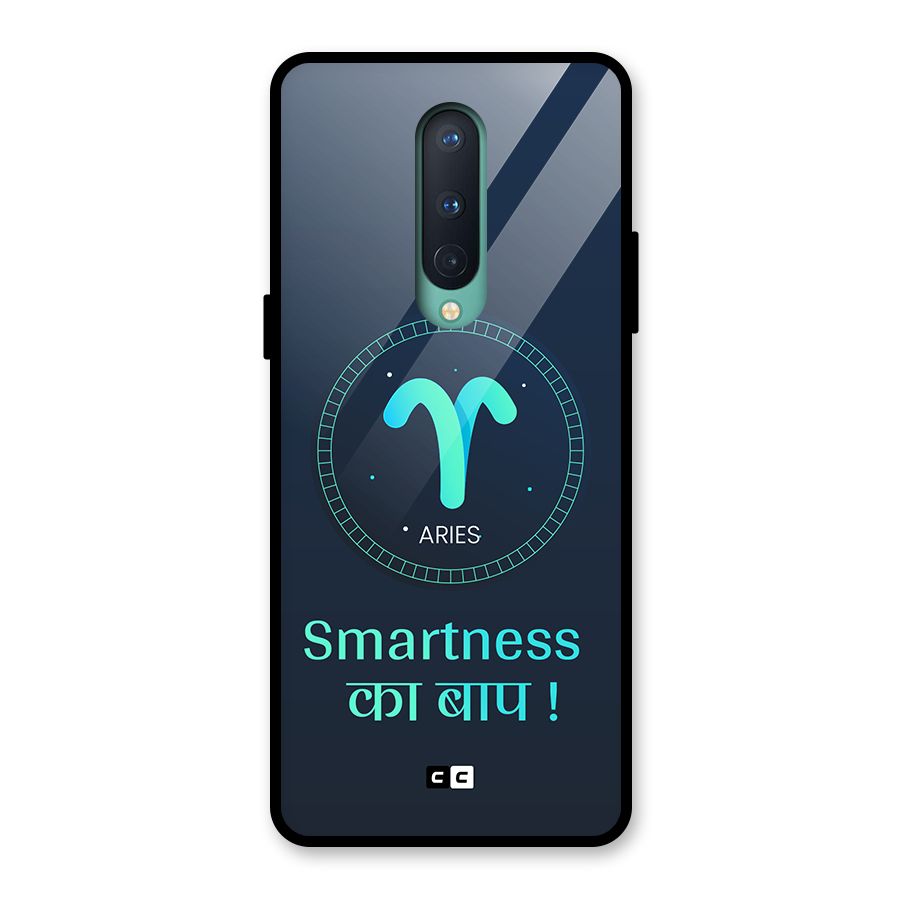 Smart Aries Glass Back Case for OnePlus 8