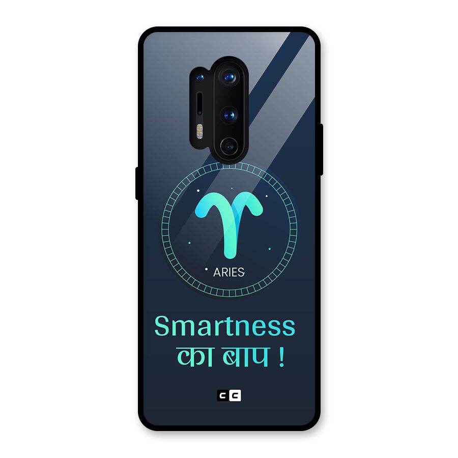 Smart Aries Glass Back Case for OnePlus 8 Pro