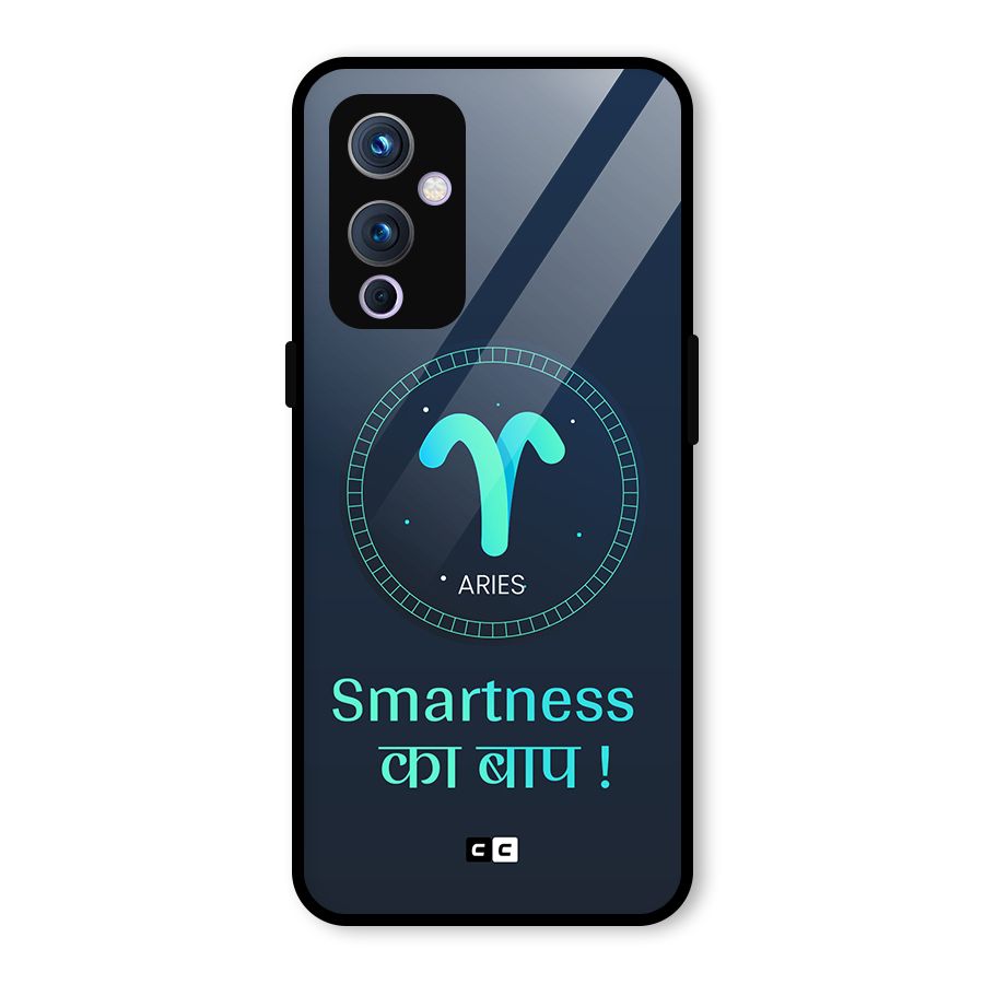 Smart Aries Glass Back Case for OnePlus 9