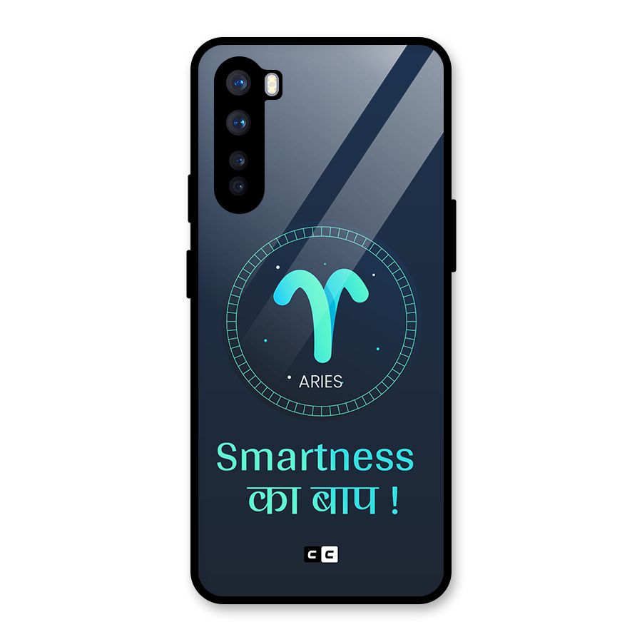 Smart Aries Glass Back Case for OnePlus Nord
