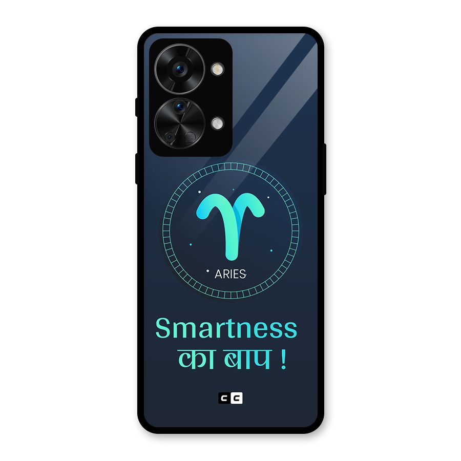 Smart Aries Glass Back Case for OnePlus Nord 2T