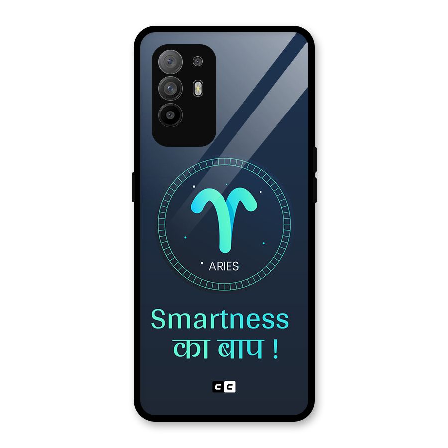 Smart Aries Glass Back Case for Oppo F19 Pro Plus 5G