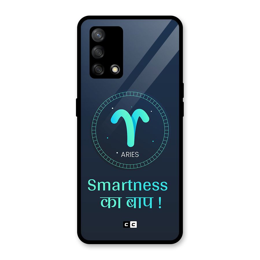 Smart Aries Glass Back Case for Oppo F19s