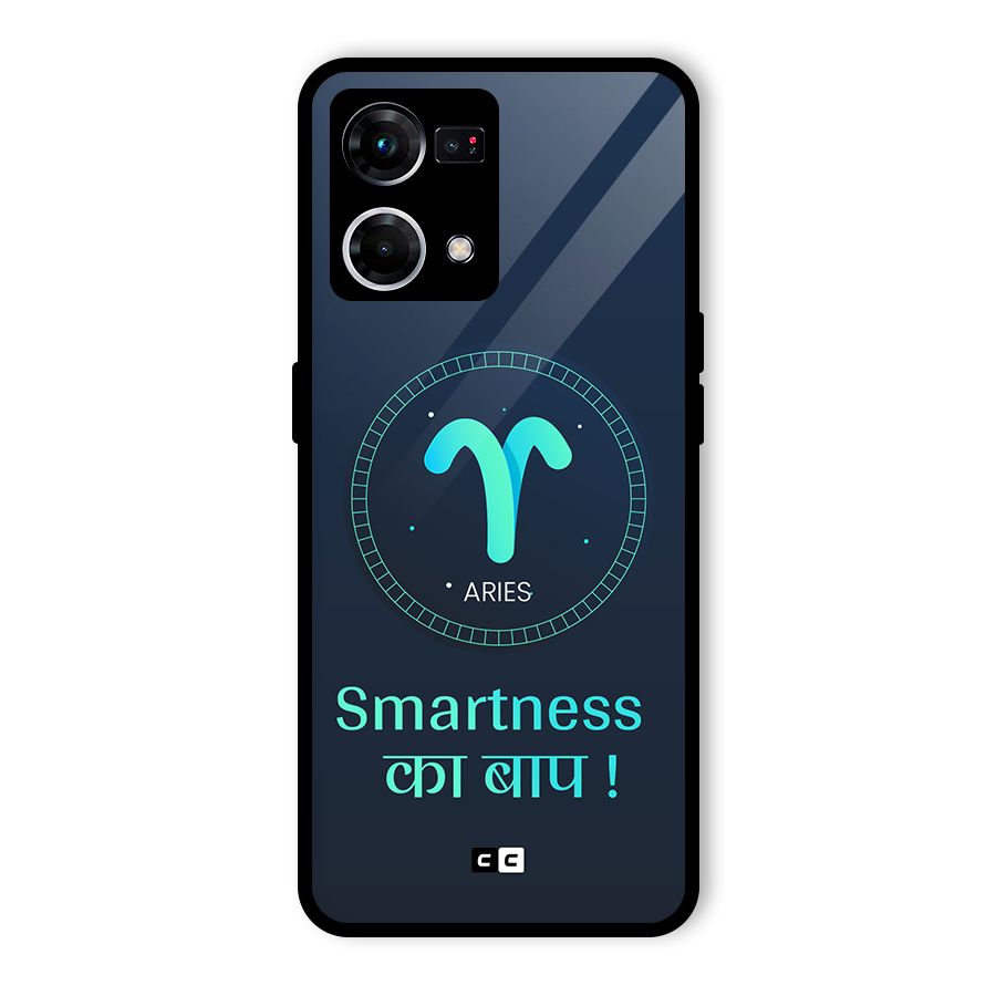 Smart Aries Glass Back Case for Oppo F21 Pro 4G