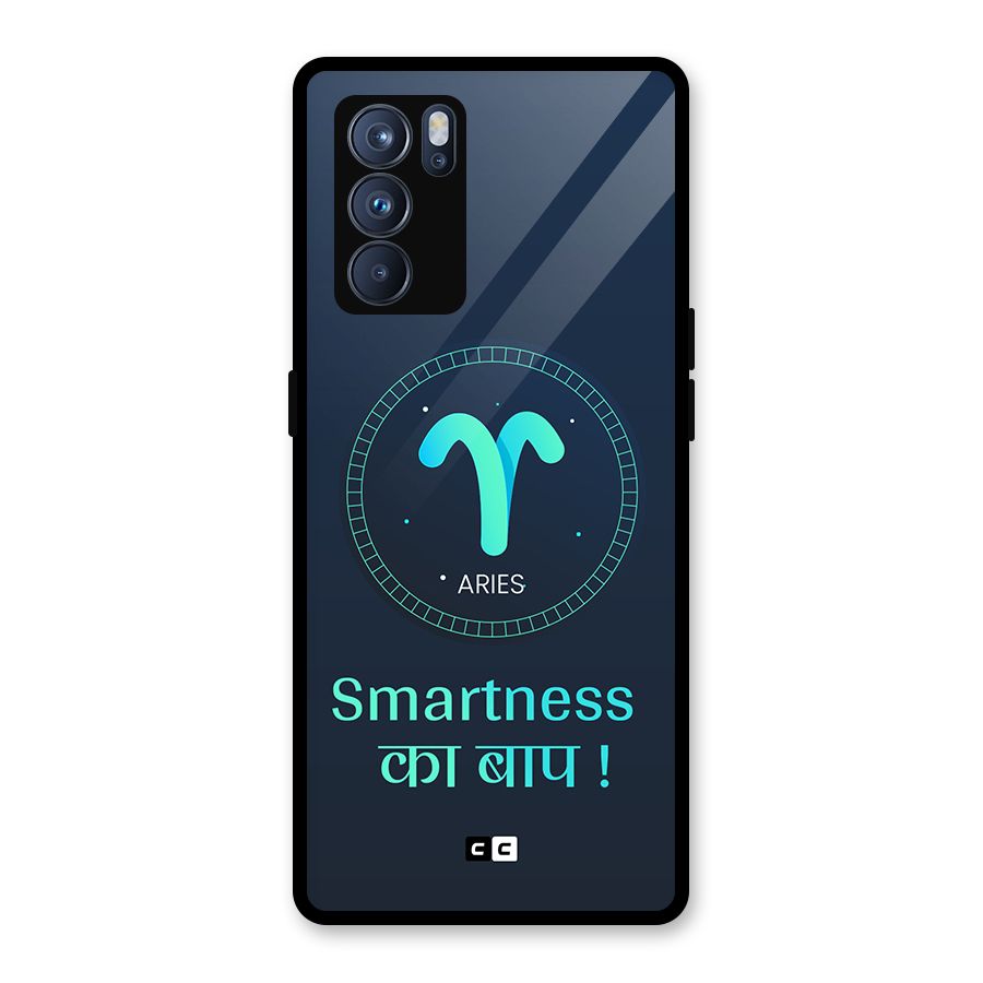 Smart Aries Glass Back Case for Oppo Reno6 Pro 5G