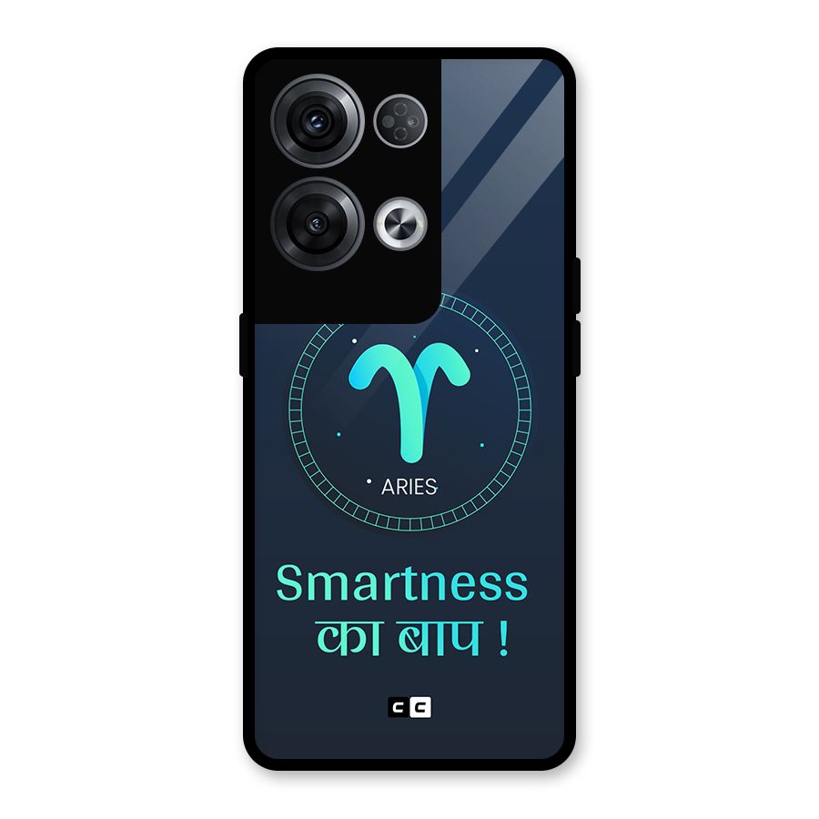 Smart Aries Glass Back Case for Oppo Reno8 Pro 5G