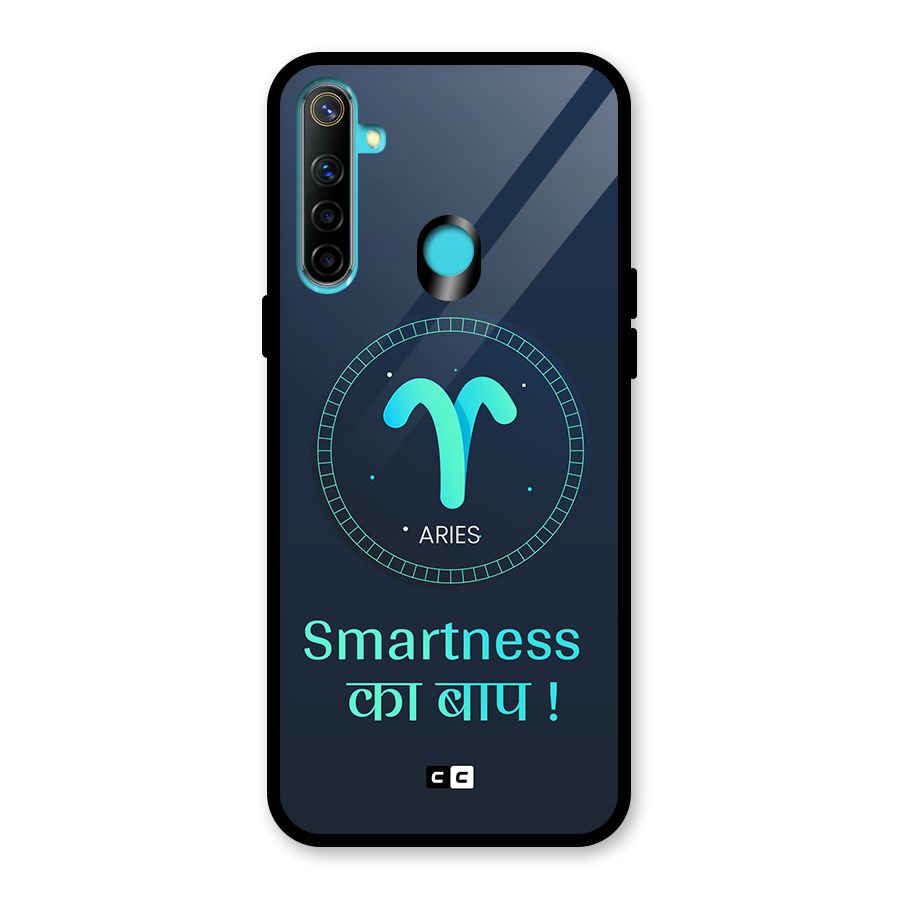 Smart Aries Glass Back Case for Realme 5