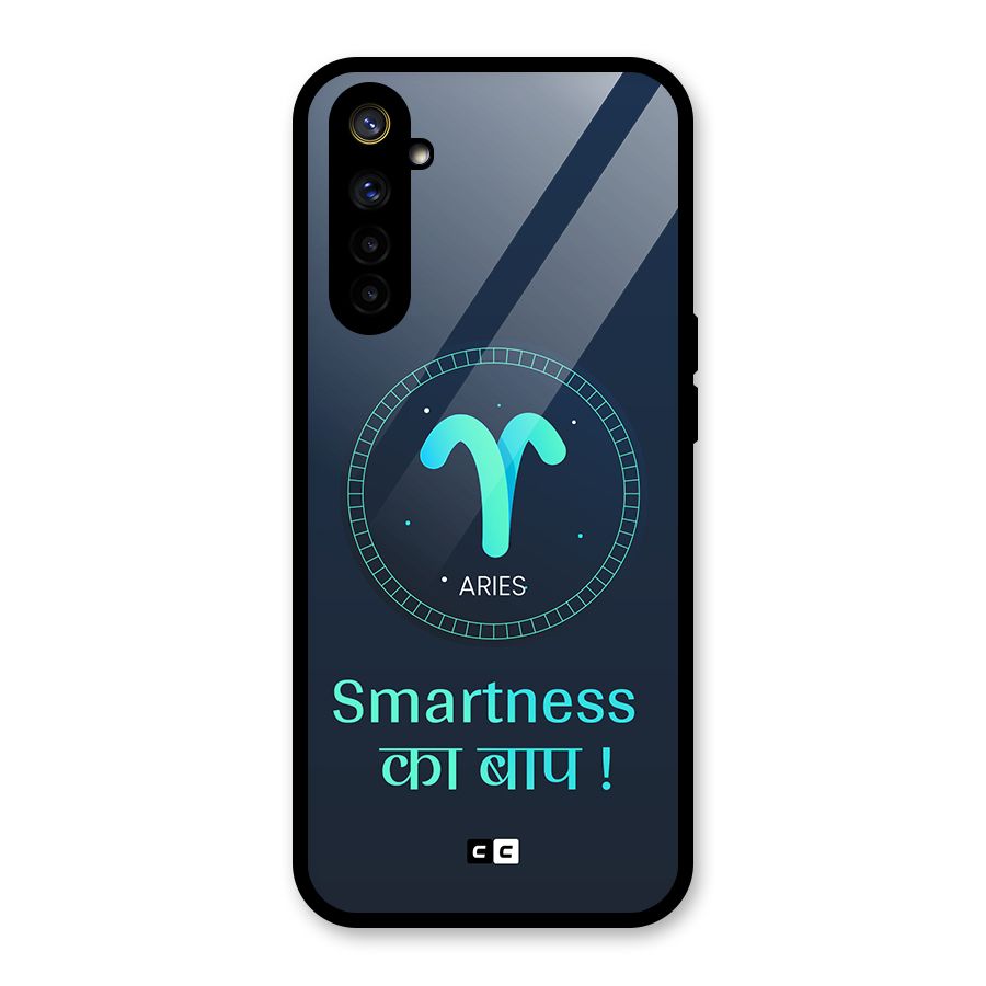 Smart Aries Glass Back Case for Realme 6