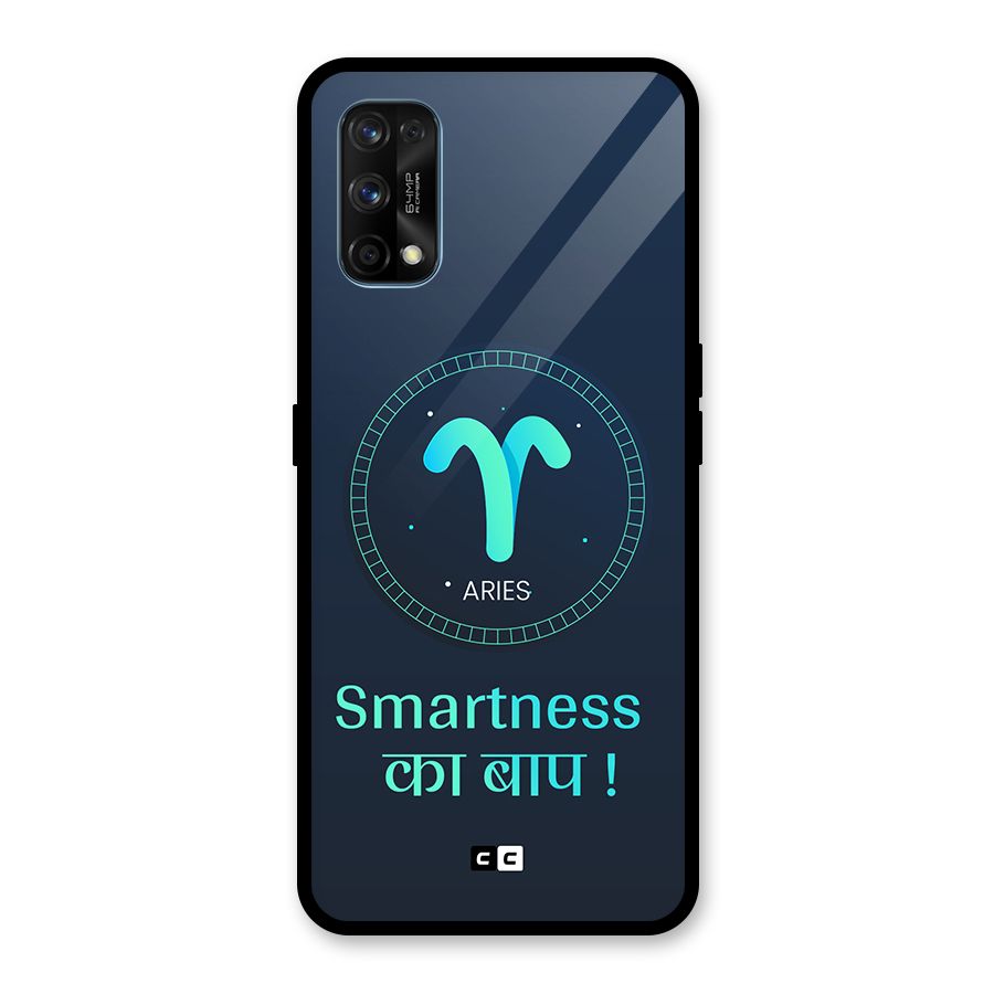 Smart Aries Glass Back Case for Realme 7 Pro