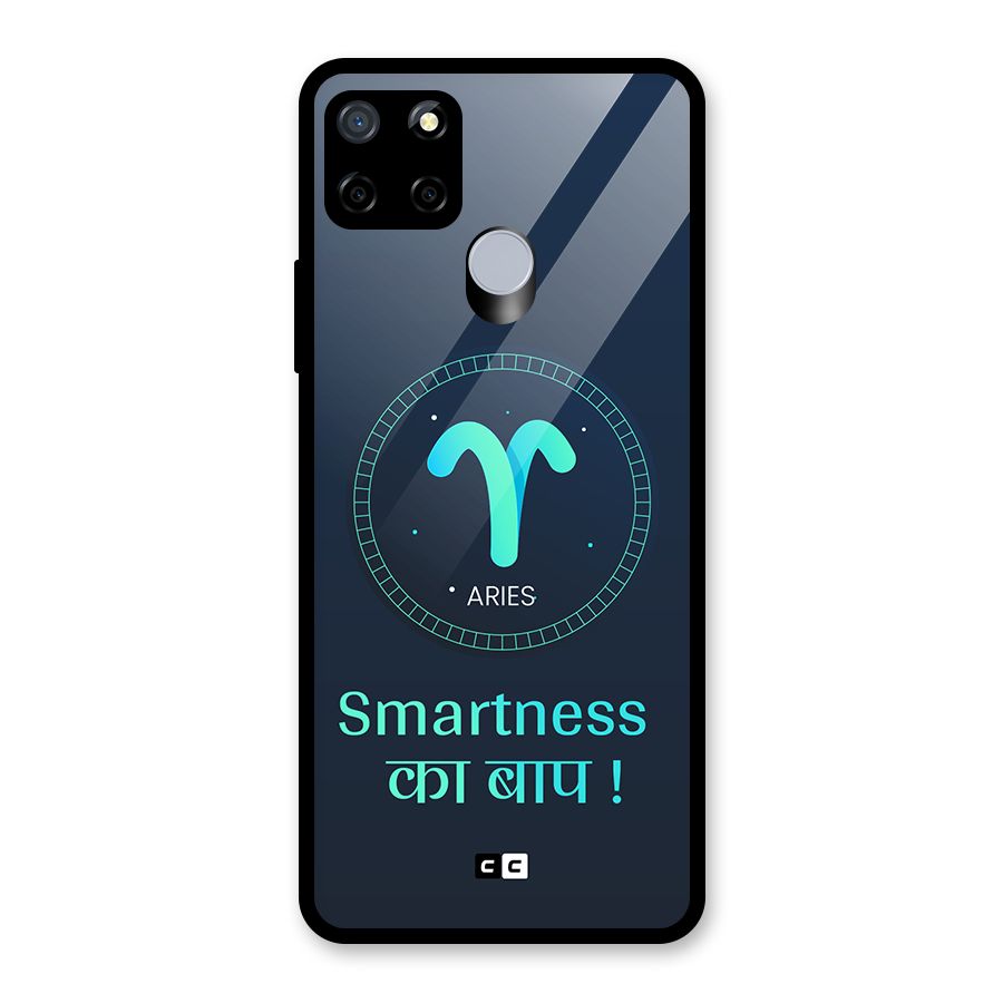 Smart Aries Glass Back Case for Realme C12