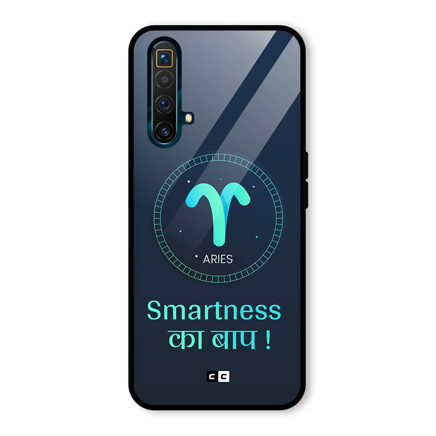 Smart Aries Glass Back Case for Realme X3