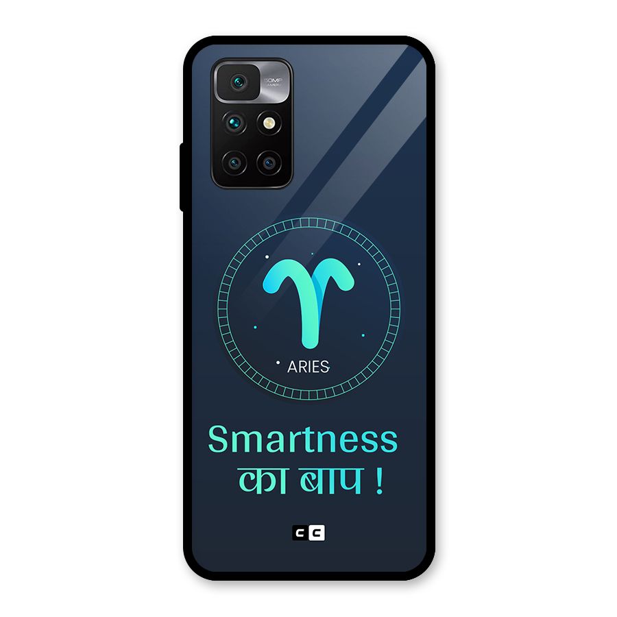 Smart Aries Glass Back Case for Redmi 10 Prime