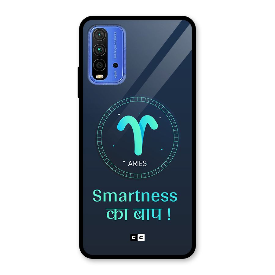 Smart Aries Glass Back Case for Redmi 9 Power