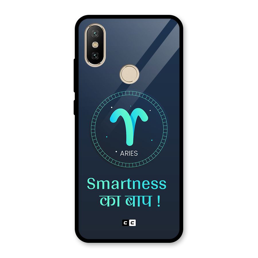 Smart Aries Glass Back Case for Redmi A2