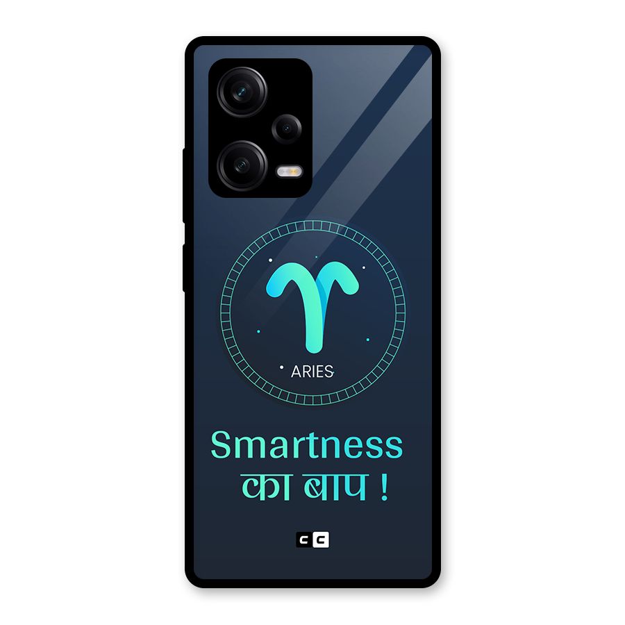 Smart Aries Glass Back Case for Redmi Note 12 Pro