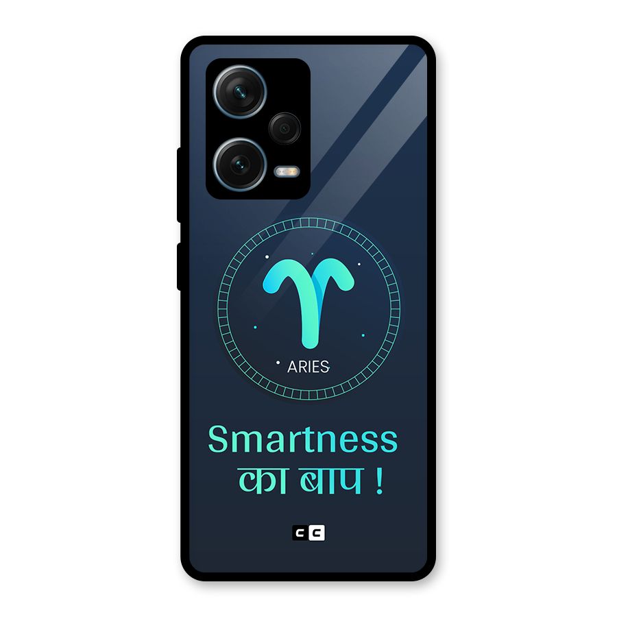 Smart Aries Glass Back Case for Redmi Note 12 Pro Plus 5G