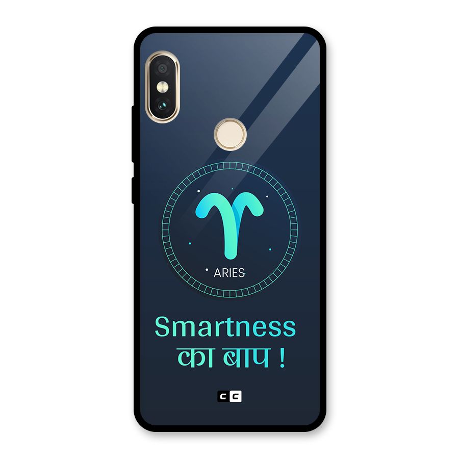 Smart Aries Glass Back Case for Redmi Note 5 Pro