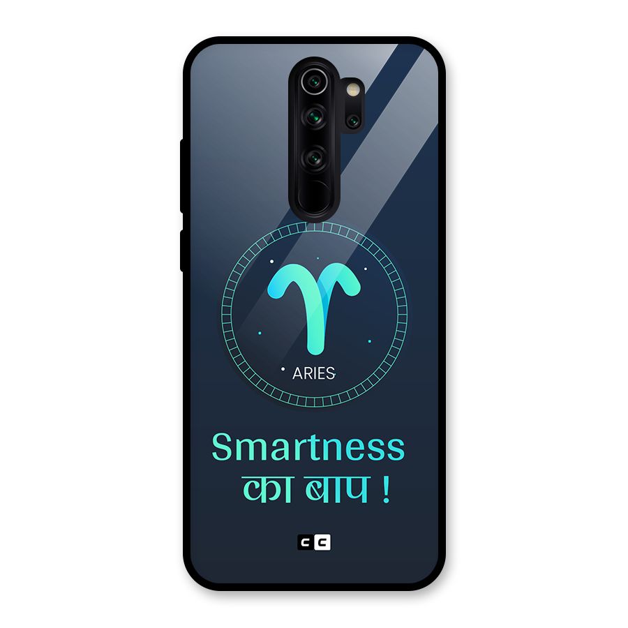 Smart Aries Glass Back Case for Redmi Note 8 Pro