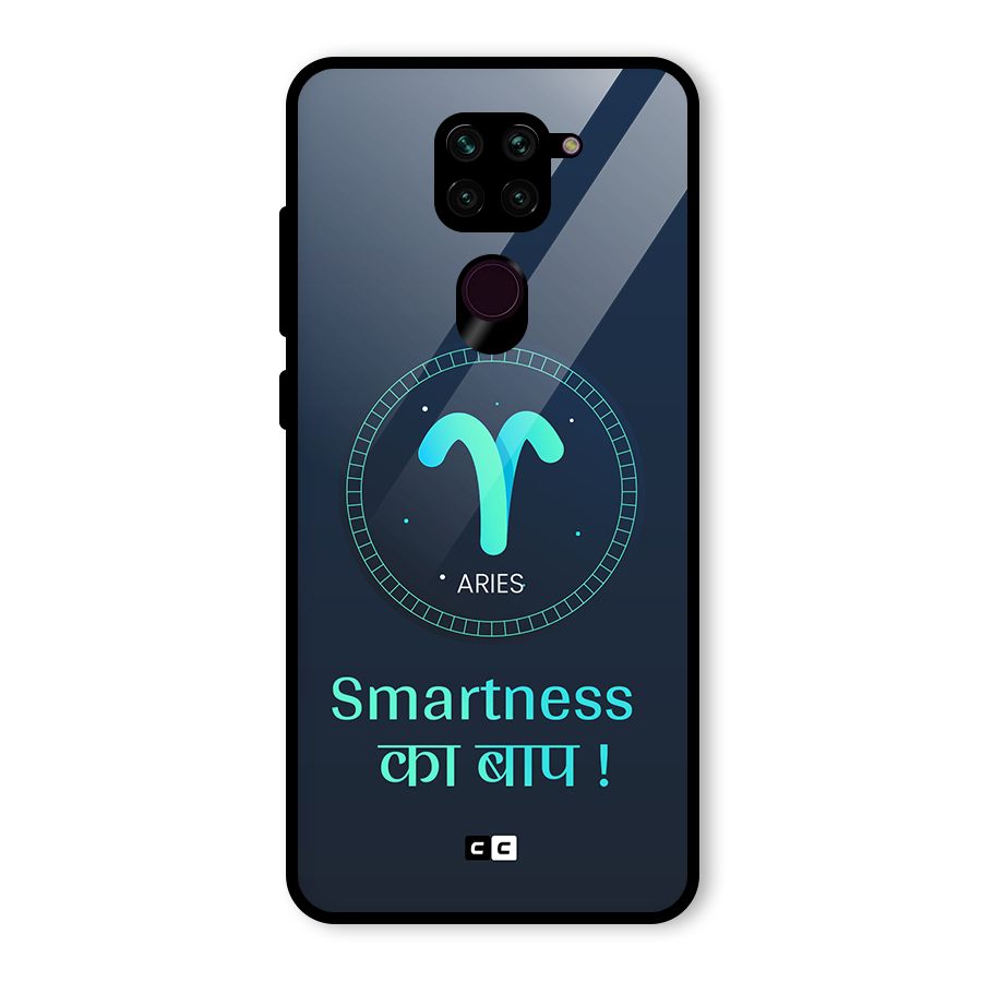 Smart Aries Glass Back Case for Redmi Note 9