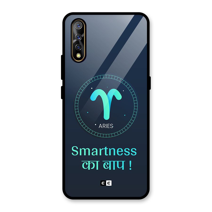 Smart Aries Glass Back Case for Vivo S1