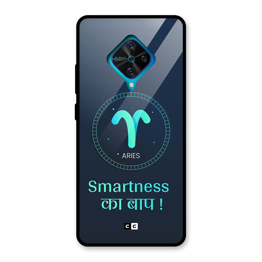 Smart Aries Glass Back Case for Vivo S1 Pro