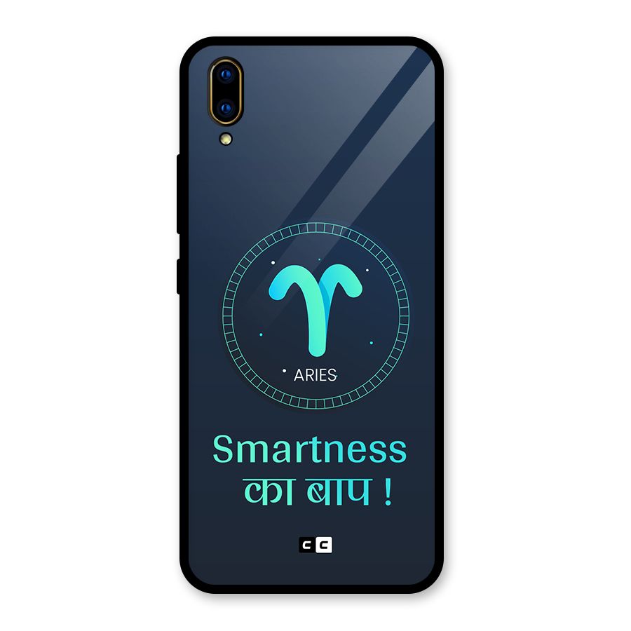 Smart Aries Glass Back Case for Vivo V11 Pro