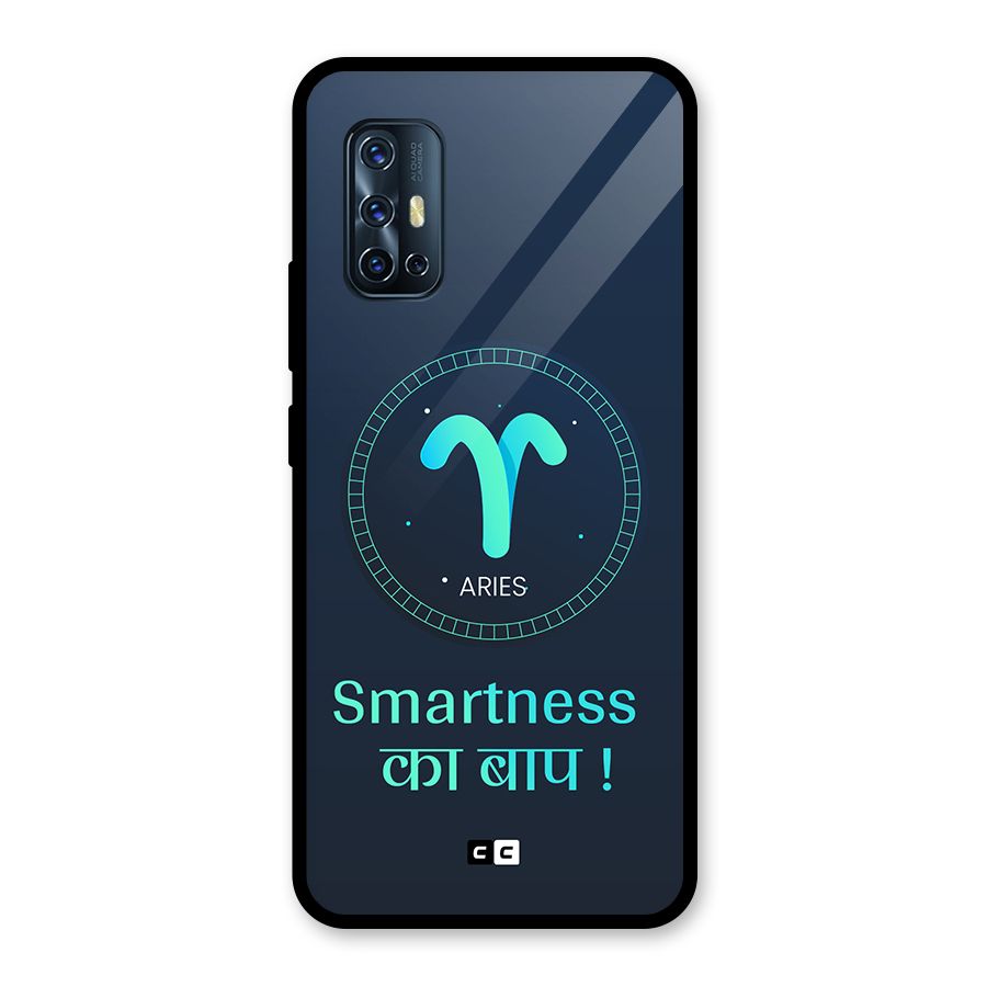 Smart Aries Glass Back Case for Vivo V17