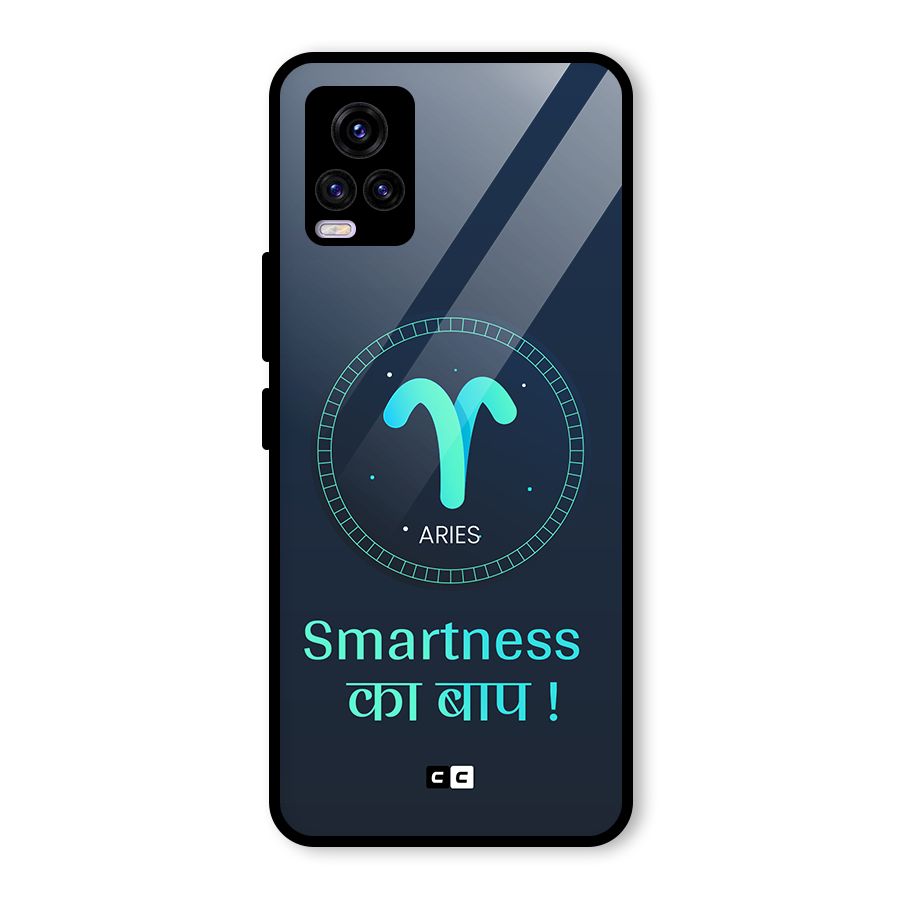Smart Aries Glass Back Case for Vivo V20