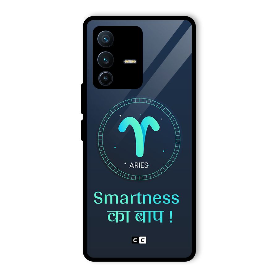 Smart Aries Glass Back Case for Vivo V23 Pro